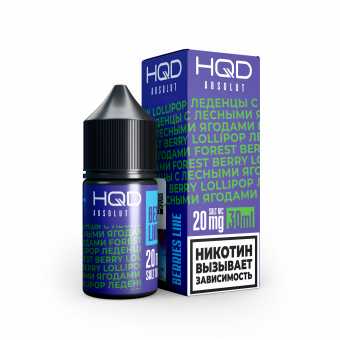 Жидкость HQD ABSOLUT (BERRIES LINE) SALT - Forest Berries Lollipops (Леденцы с ягодами) 30мл strong