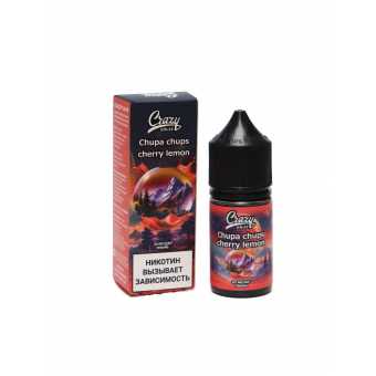 Жидкость CRAZY CHILL SALT - Chupa Chups Cherry Lemon (Чупа-Чупс Вишня Лимон) 30мл strong
