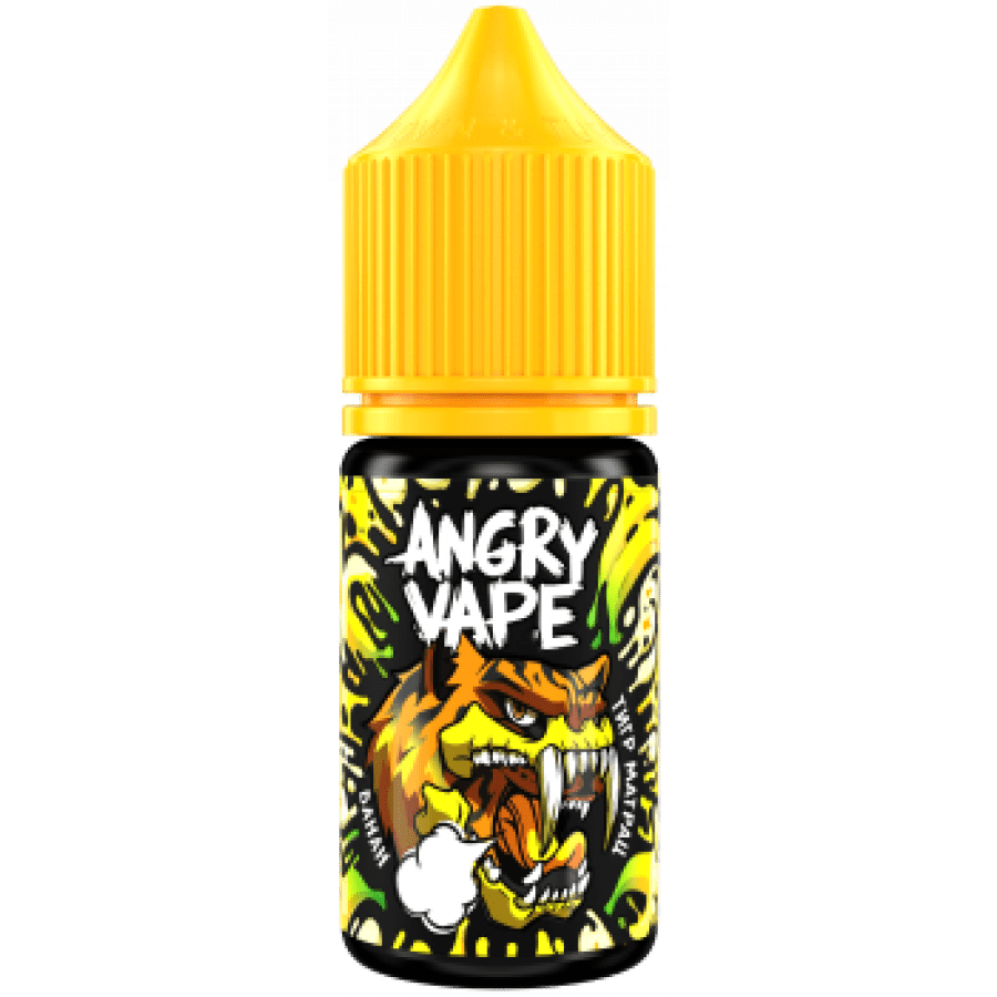 Фото и внешний вид — Жидкость ANGRY VAPE SALT - Тигр Матрац (Банан) 30мл 20мг
