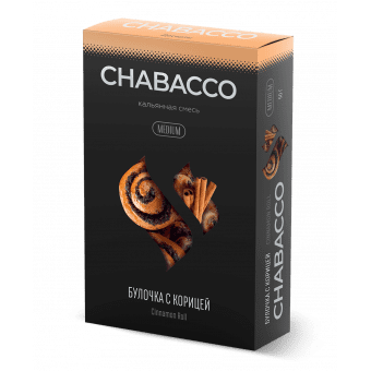 Смесь для кальяна Chabacco 50гр medium - Cinnamon Roll (Булочка с корицей)