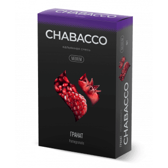 Смесь для кальяна Chabacco 50гр medium - Pomegranat (Гранат)