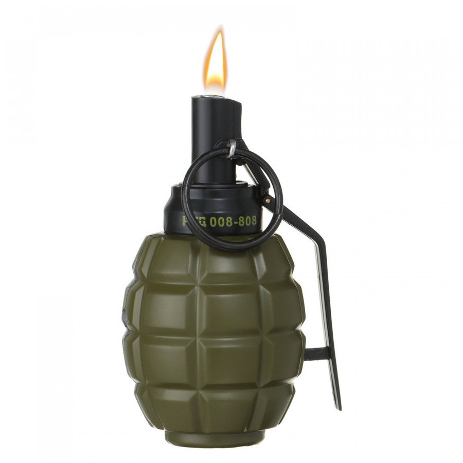 Фото и внешний вид — Зажигалка газовая Граната регулировка пламени