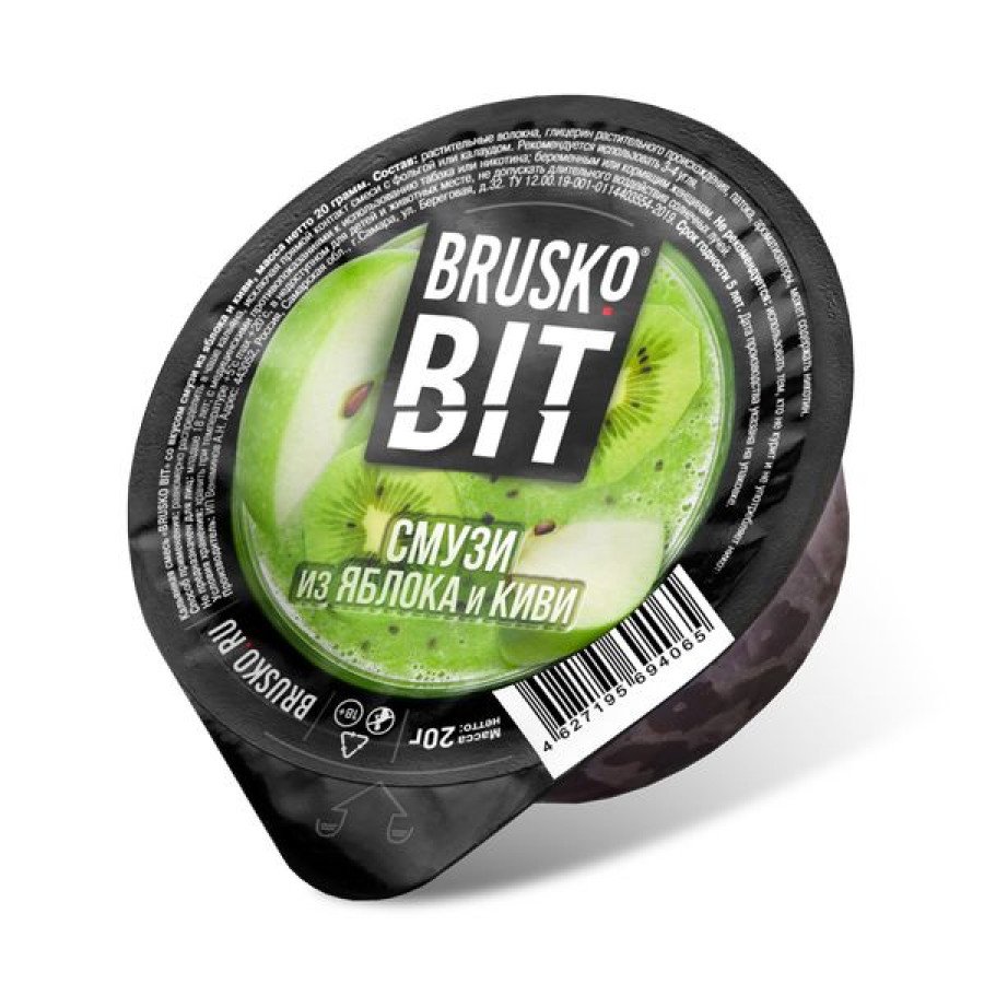 Купить смесь для кальяна BRUSKO BIT - Смузи из яблока и киви в Кургане по  выгодной цене