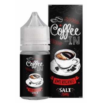 Жидкость COFFEE-IN SALT - Americano (Кофе американо) 30мл strong