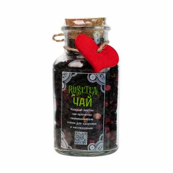 Чай черный RUSTTEA - Ананас, брусника 65г