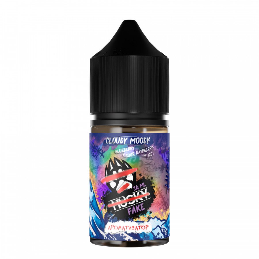 Фото и внешний вид — Конструктор HUSKY IMPORT - Cloudy Moody (Черника Кислая Малина Лед) 30мл 0мг