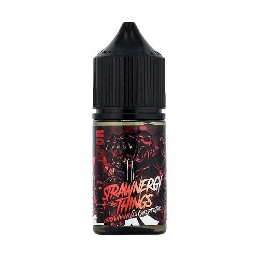 Фото и внешний вид — Жидкость MONSTERVAPOR SALT - Strawnergy Things (Клубничный энергетик) 30мл 20мг