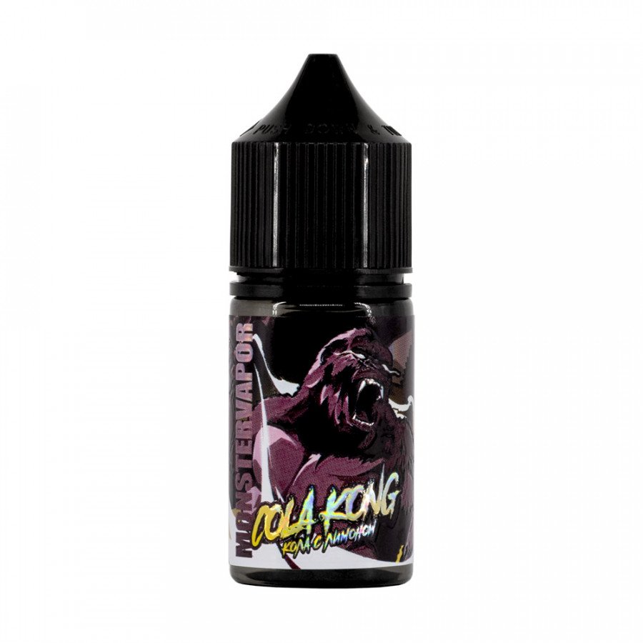 Фото и внешний вид — Жидкость MONSTERVAPOR SALT - Cola Kong (Кола с лимоном) 30мл 20мг