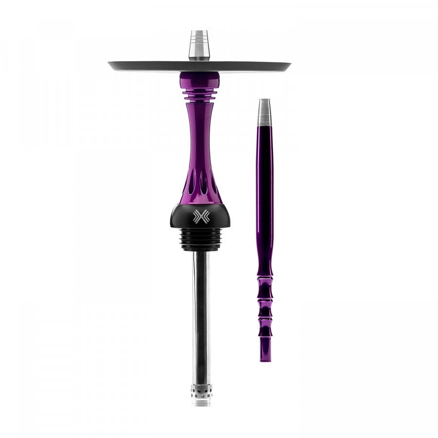 Фото и внешний вид — Кальян ALPHA HOOKAH X - Purple (Без колбы)