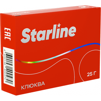 Табак для кальяна "Старлайн" (Клюква), 25 г