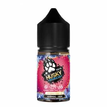 Конструктор HUSKY DOUBLE ICE - Animal Jam (Ледяной микс Малины и Лесных Ягод) 30мл 0мг
