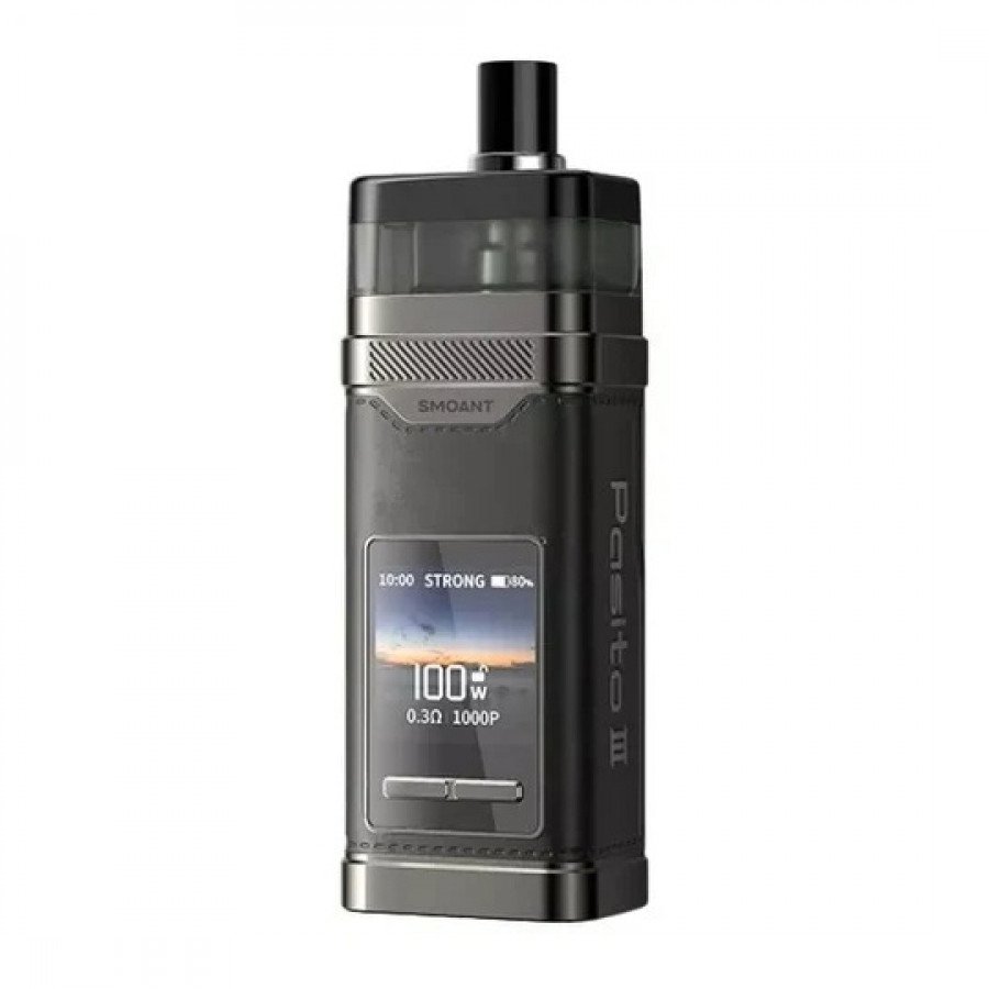 Фото и внешний вид — Набор SMOANT PASITO III - Space Grey (2800мАч, 7мл, 100Вт)