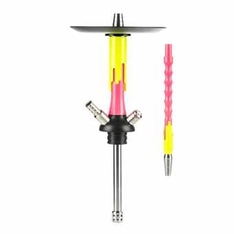 Кальян MAMAY CUSTOMS - Flow (Розовый\желтый)