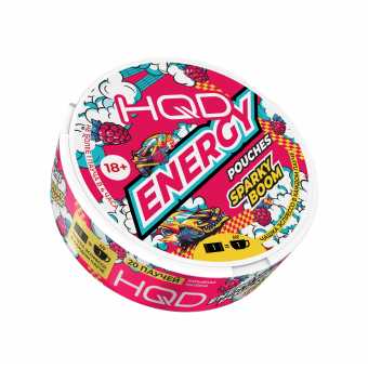 Энергетические паучи HQD Energy - Sparky Boom (Взрывная Малина)