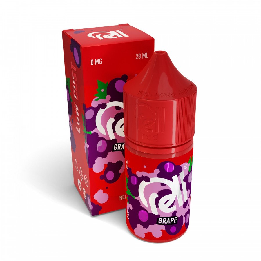 Фото и внешний вид — Жидкость RELL RED SALT - Grape (Виноград) 28мл 0мг