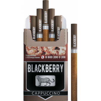 Сигариллы BLACKBERRY - Cappuccino (Капучино) 20шт
