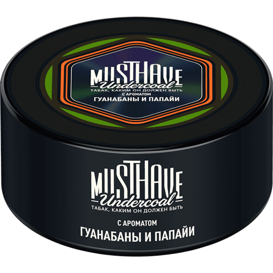 Фото и внешний вид — Табак для кальяна MUST HAVE 125г - с ароматом Гуанабаны и Папайи