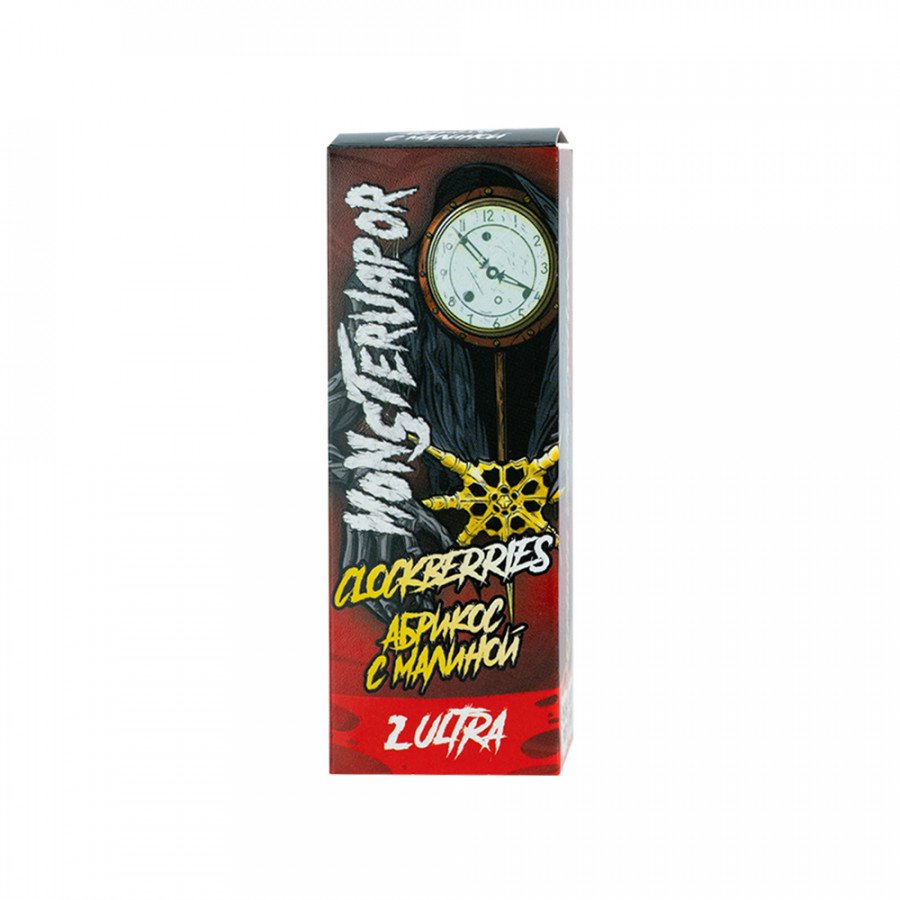 Фото и внешний вид — Жидкость MONSTERVAPOR SALT - Clockberries (Абрикос с малиной) 30мл strong
