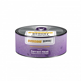Табак для кальяна OVERDOSE 25г - Currant Mead (Смородиновая Медовуха)