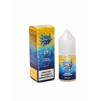 Жидкость CRAZY ICE SALT - Lemon Candies (Лимонные Леденцы) 30мл 20мг