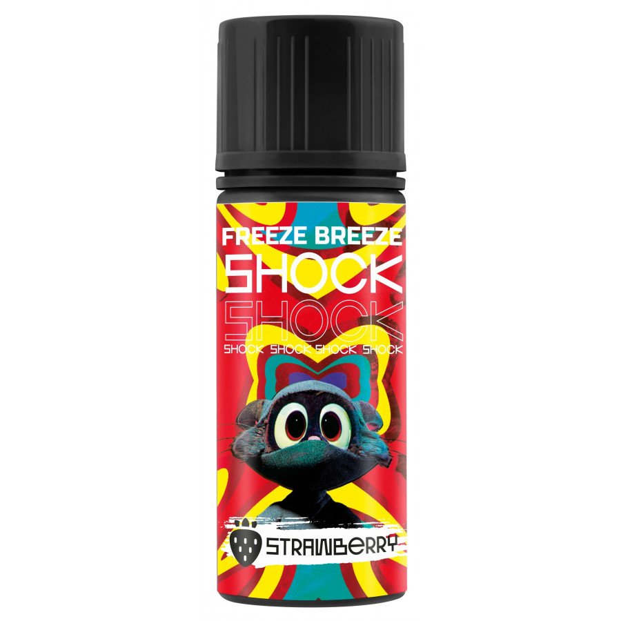 Фото и внешний вид — Жидкость FREEZE BREEZE SHOCK - Strawberry (Клубника) 120мл 3мг