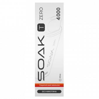 Одноразовый испаритель SOAK T ZERO - Sicilian Orange (Сицилийский Апельсин)