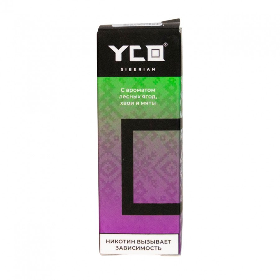Фото и внешний вид — Жидкость YCO SIBERIAN - Лесные Ягоды Хвоя и Мята 30мл 0мг