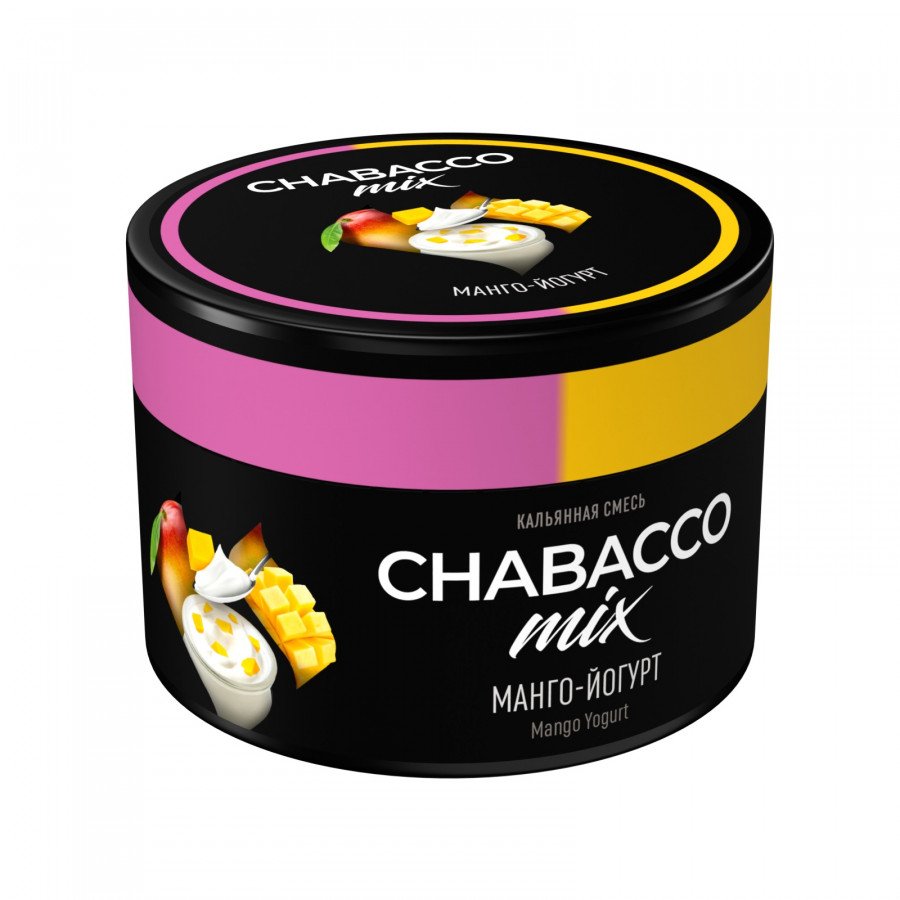 Фото и внешний вид — Смесь для кальяна Chabacco 40г medium - Mango Yogurt (Манго Йогурт)