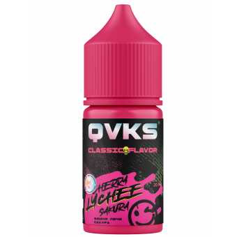 Жидкость QVKS Classic - Вишня Личи Сакура 30мл 20мг