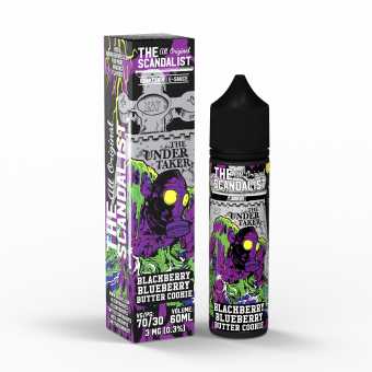 Жидкость THE SCANDALIST - The Undertaker (Печенье с джемом из ежевики и голубики) 60мл 3мг
