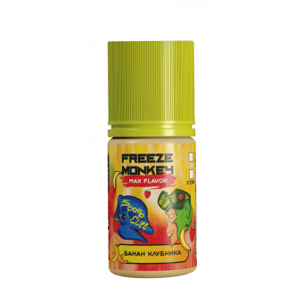 Жидкость FREEZE MONKEY SALT - Банан Клубника 30мл strong