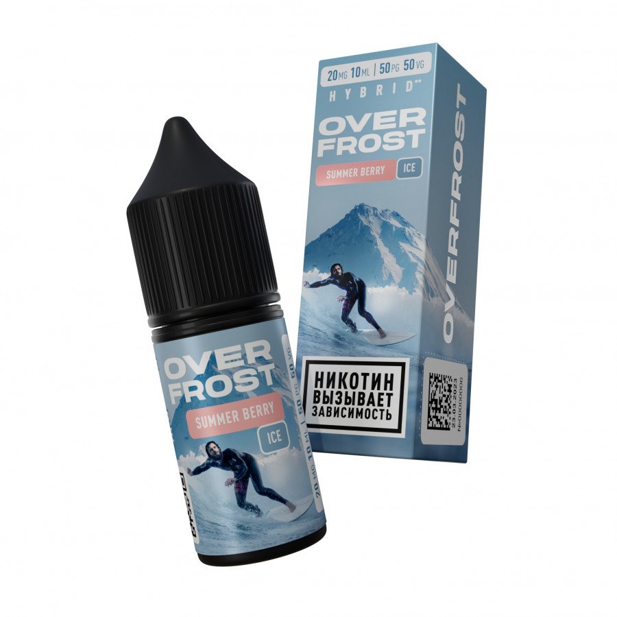 Фото и внешний вид — Жидкость OVERFROST SALT - Summer Berry Ice Max (Ягоды Лед) 30мл strong