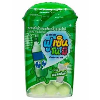 Lotte Жев. резинка драже Fusen No Mi Лимон Лайм 15г (10шт/уп)