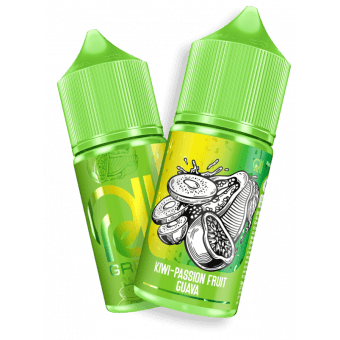 Жидкость RELL GREEN SALT - Kiwi Passion Fruit Guava (Киви маракуйя гуава) 30мл 20мг
