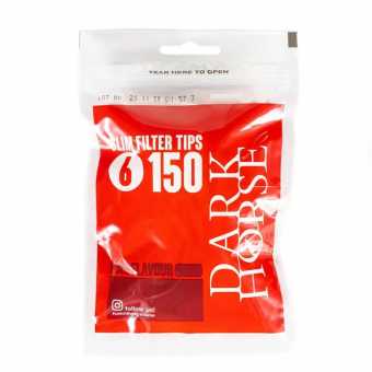 Фильтры сигаретные Dark Horse Slim 6мм (150шт) 