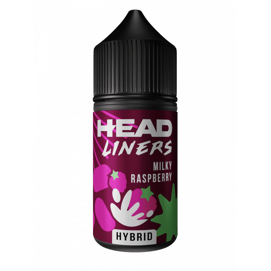 Фото и внешний вид — Жидкость HEADLINERS SALT - Milky Raspberry (Малиновый Милкшейк) 30мл strong