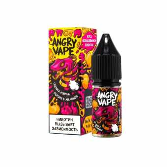 Жидкость ANGRY VAPE SALT - Гадюка Мамба (Персик с малиной) 10мл 20мг