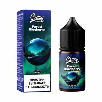 Жидкость CRAZY CHILL SALT - Forest Blueberry (Лесная Черника) 30мл strong