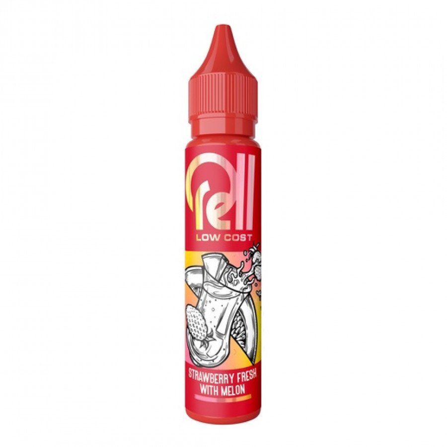 Фото и внешний вид — Жидкость RELL RED SALT - Strawberry Fresh with Melon (Земляничный фреш с дыней) 30мл 20мг