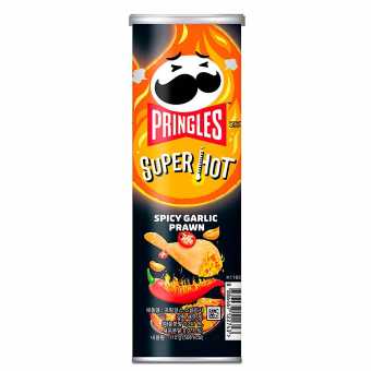 Принглс Креветка с острым чесноком 110г (12шт/уп)
