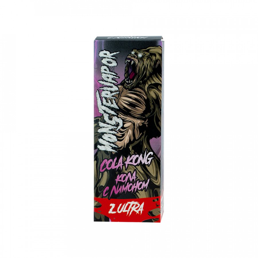 Фото и внешний вид — Жидкость MONSTERVAPOR SALT - Cola Kong (Кола с лимоном) 30мл strong