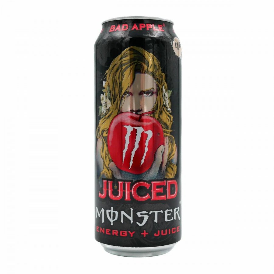 Фото и внешний вид — Энергетический напиток MONSTER ENERGY - Bad Apple 500мл