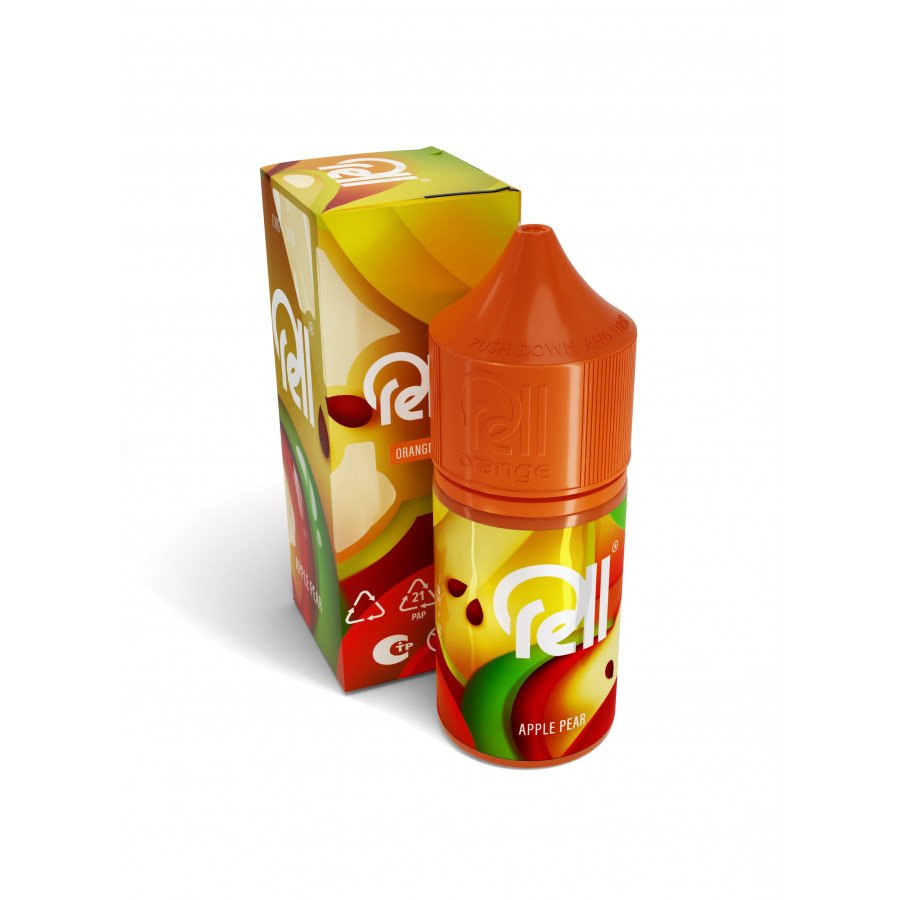 Фото и внешний вид — Жидкость RELL ORANGE SALT - Apple Pear (Яблоко груша) 28мл 0мг