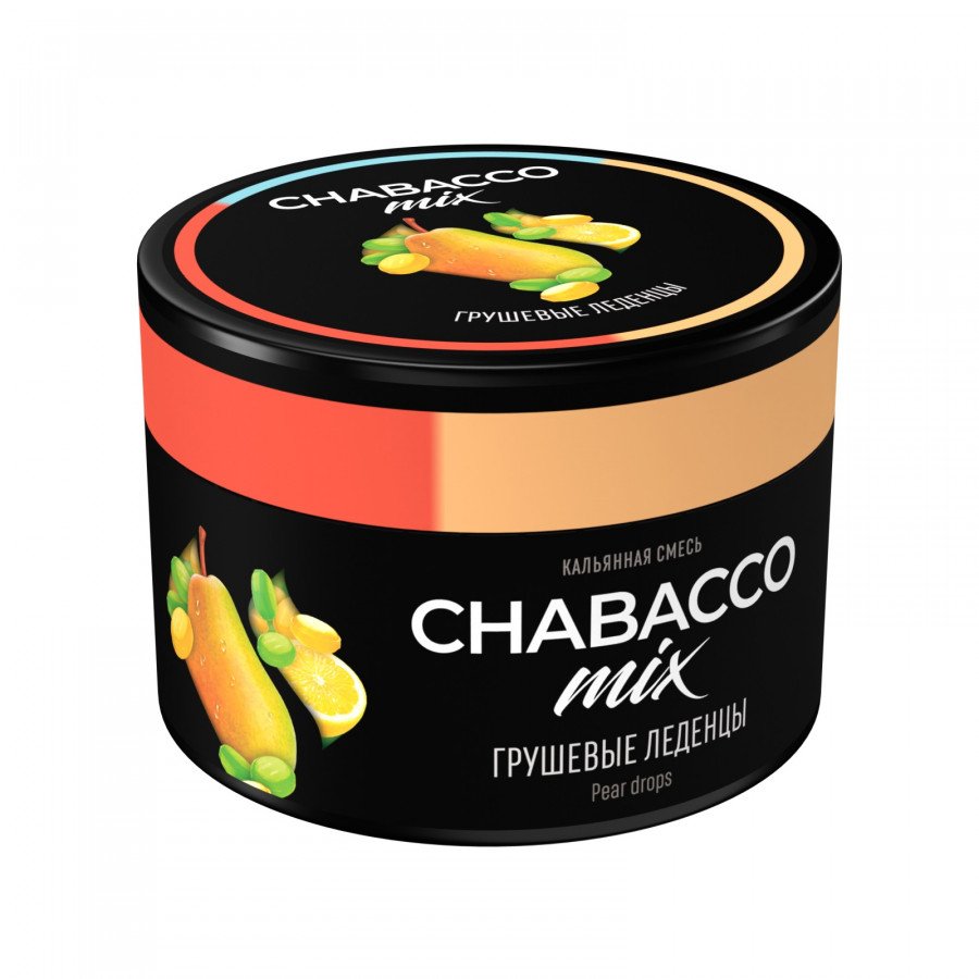Фото и внешний вид — Смесь для кальяна Chabacco 40г medium - Pear Drops (Грушевые Леденцы)