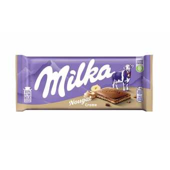 Милка Шоколадная плитка 85гр Ореховый крем (22шт/уп)