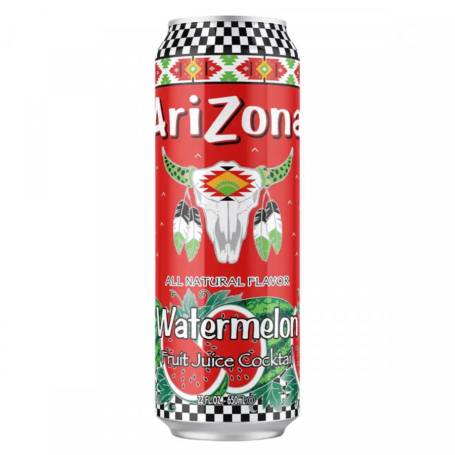 Фото и внешний вид — Arizona - Fruit Juice Cocktail Watermelon 650мл