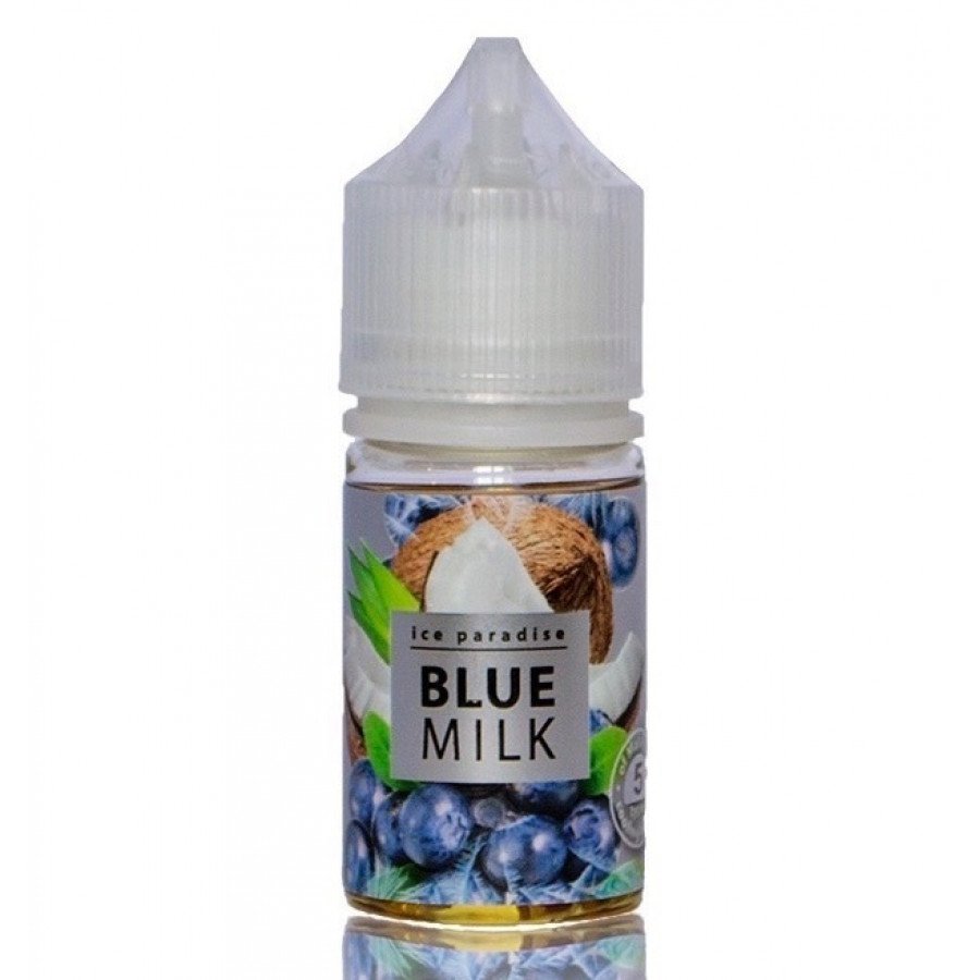 Фото и внешний вид — Жидкость ICE PARADISE SALT - Blue Milk (Черника кокос) 30мл strong