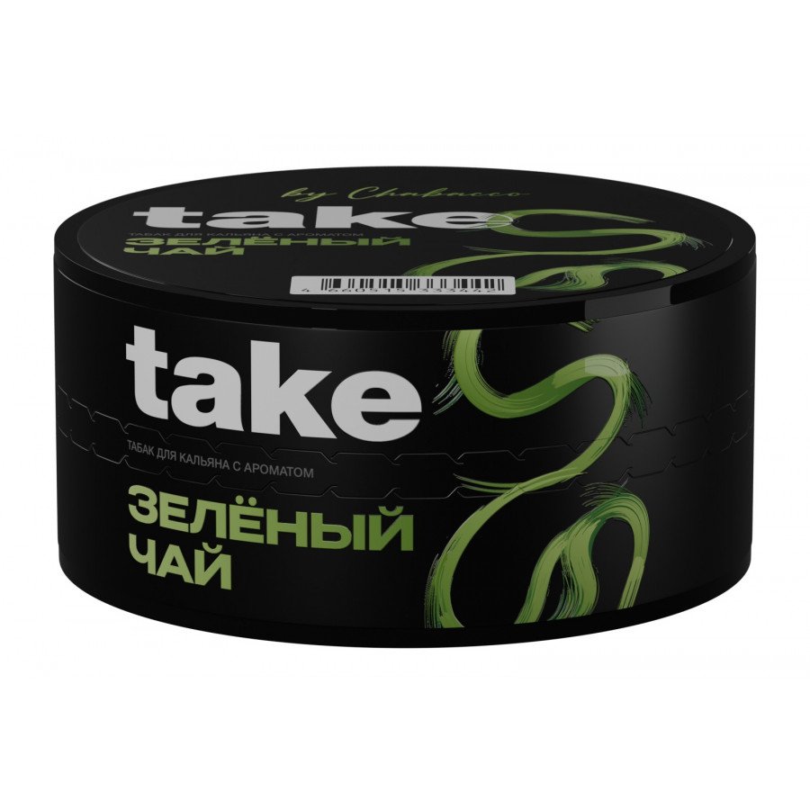 Фото и внешний вид — Табак для кальяна TAKE 25г - Green Tea (Зеленый Чай)