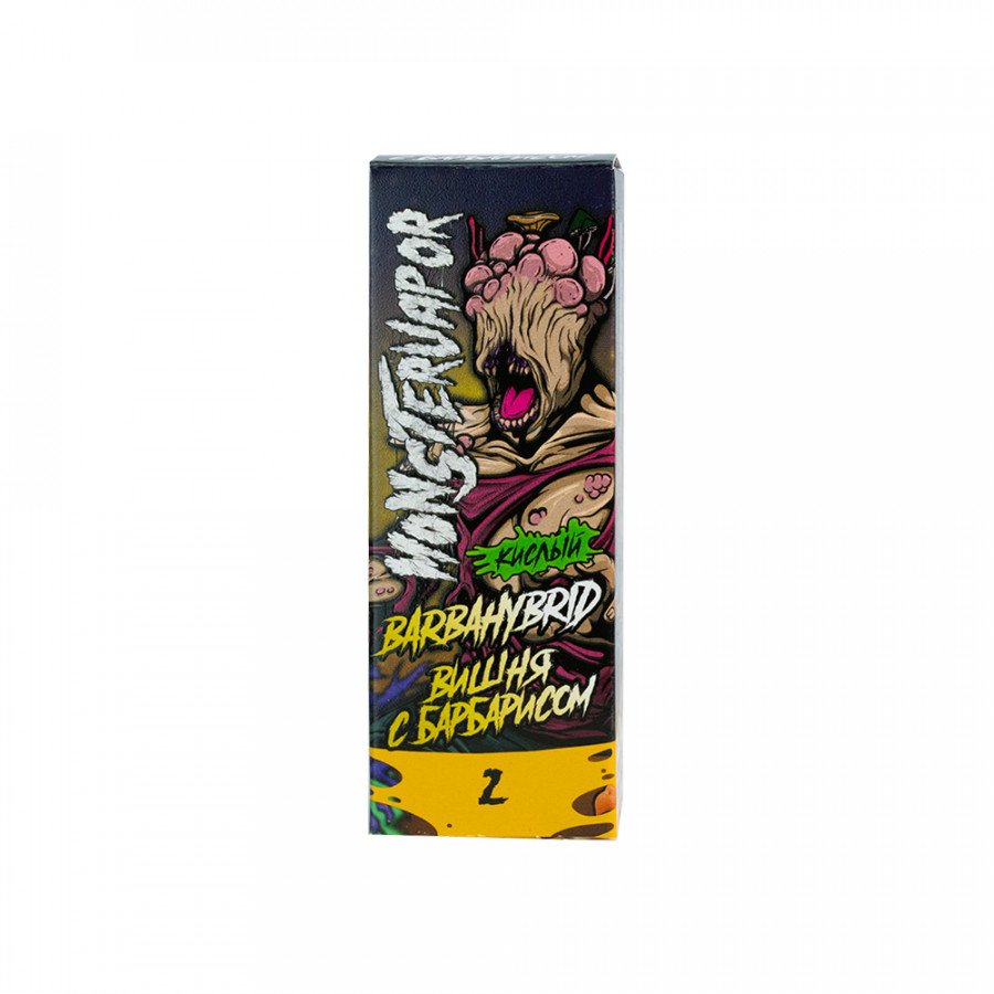 Фото и внешний вид — Жидкость MONSTERVAPOR SALT - Barbahybrid (Вишня с барбарисом) 30мл 20мг
