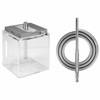 Кальян HOOB - Atom (Space Grey x Stainless Steel)